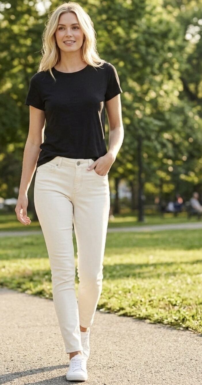 Maurices Small Regular skinny ankle length, beige, super stretch pants